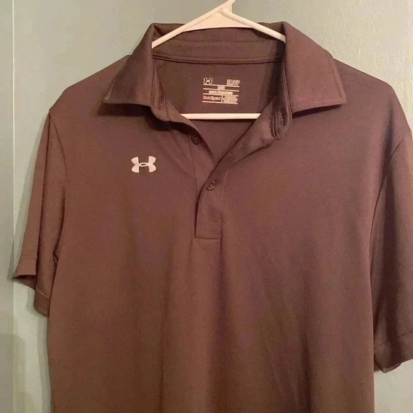 Under armor gray small loose fit polo - Picture 3 of 6